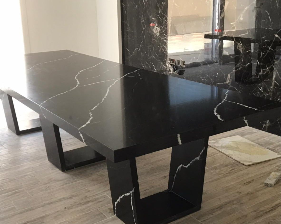 Black dining store room table